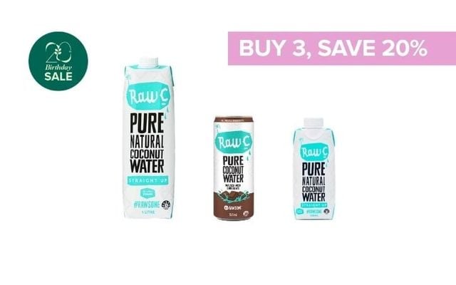 Buy 3 x Raw C Coconut Water & Get 20% Off Cover Image